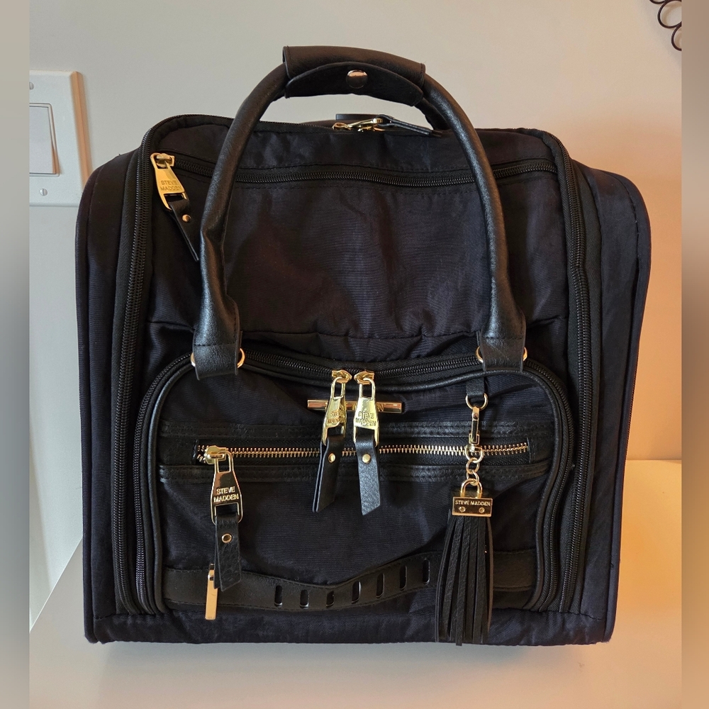 Steve Madden Black Travel Bag